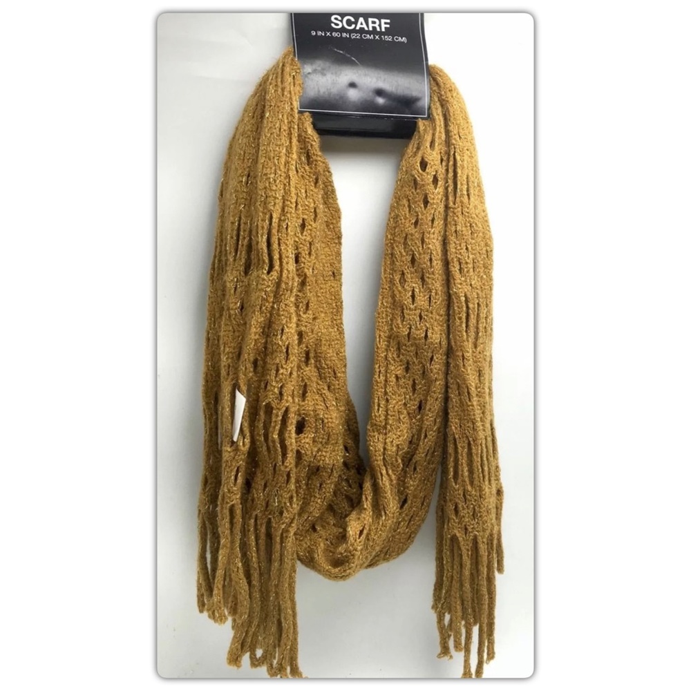 Women's Scarf Winter Soft Fringe Acrylic 
60x9in